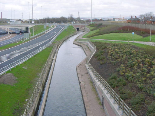 M60 crossing, Rochdale Canal