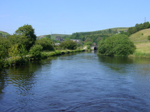 Looking north to Pike House Lock, Rochdale Canal