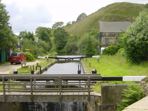 Gauxholme top lock, Rochdale Canal