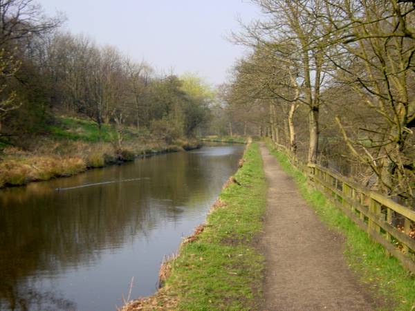 alongside the River Tame, Huddersfield Narrow Canal, Uppermill, Saddleworth 