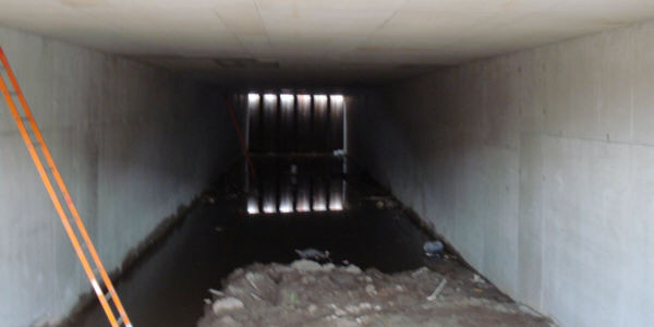 first tunnel section, Liverpool canal link