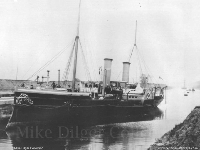 Royal Yacht Enchantress at Eastham - photo: Mike Dilger Collection