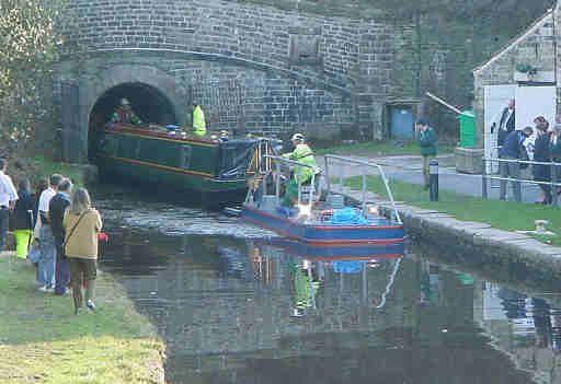 The first sight of a boat