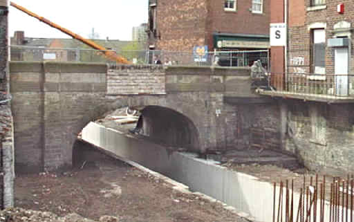 Looking towards Melbourne Street bridge, Stalybridge