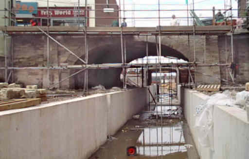 Looking towards Melbourne Street bridge, Stalybridge