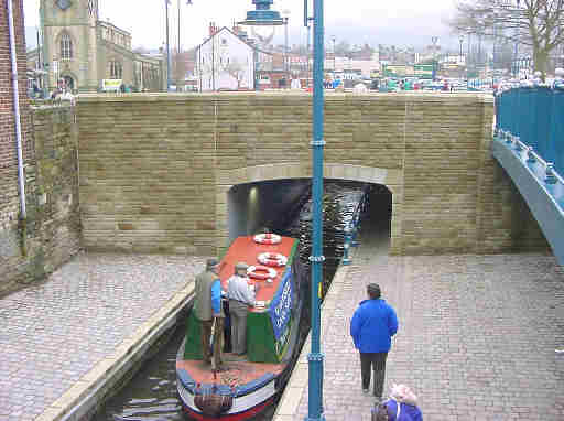 Going under Armentieres Square