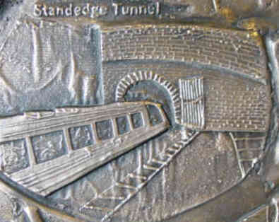 detail from the plaque