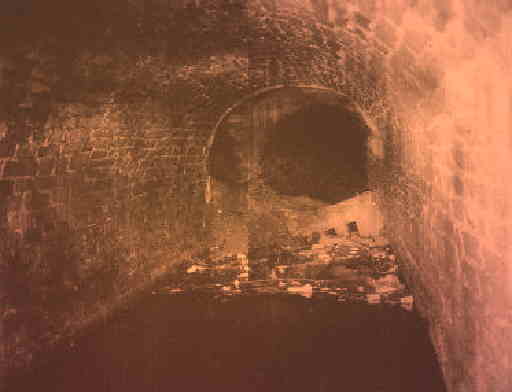 Standedge tunnel roof fall. Photo: Ken Wright.