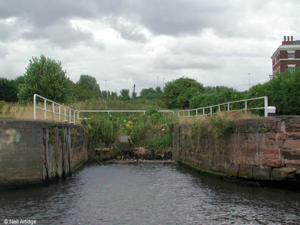 Runcorn Locks from Manchester Ship Canal