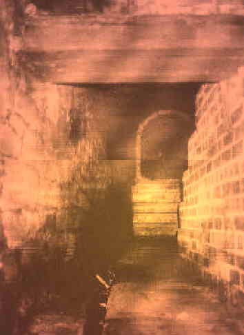 Side passage in Standedge tunnel. Photo used by permission of Ken Wright