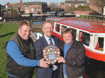 Award winners. Photo courtesy of British Waterways