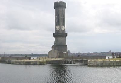 Victoria clock tower at Salisbury Dock
