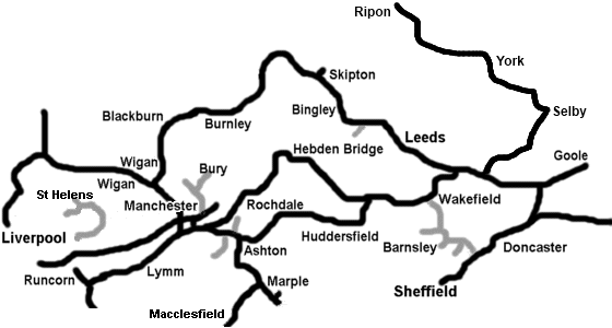 Pennine Waterways Map