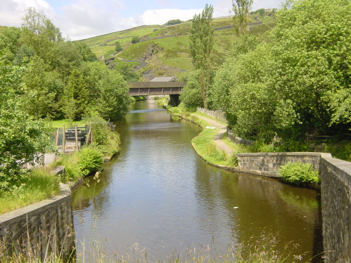 railway bridge, Rochdale Canal